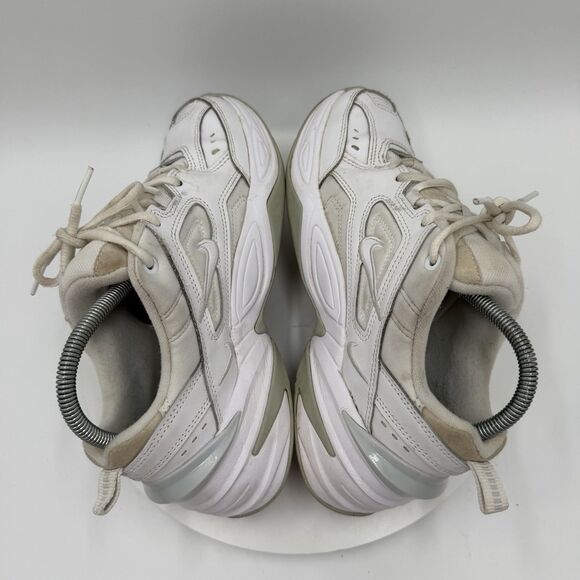 Nike M2K Tekno Women's 8.5 Chunky Sneakers Running Trainers White AO3108-100 - Picture 4 of 8